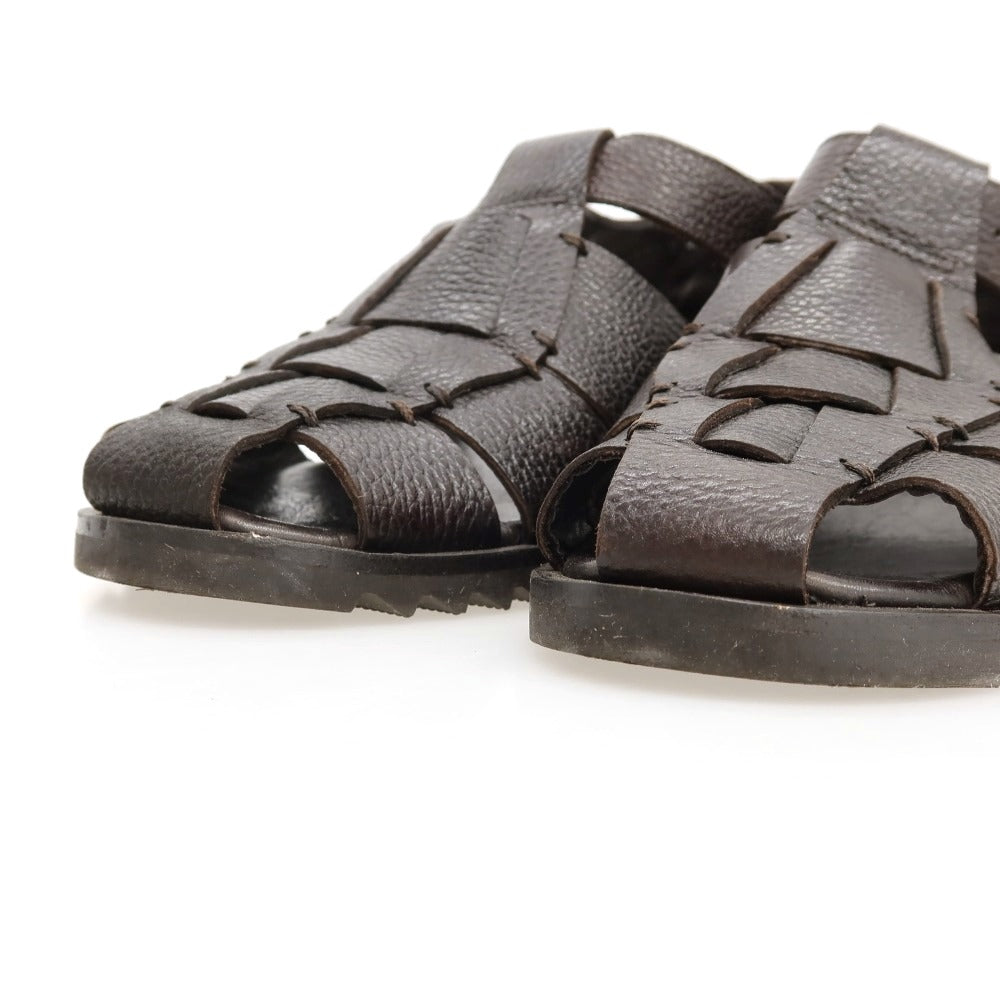 【中古】パラブーツ Paraboot BEAMS F別注 レザー サンダル ダークブラウン【サイズ42】【 状態ランクB 】【 メンズ 】