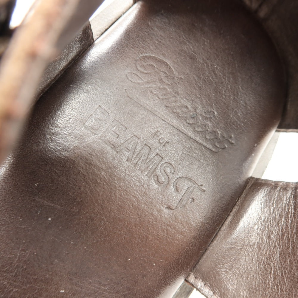 【中古】パラブーツ Paraboot BEAMS F別注 レザー サンダル ダークブラウン【サイズ42】【 状態ランクB 】【 メンズ 】