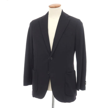 【中古】チルコロ1901 CIRCOLO 1901 コットンナイロン ジャージー 2B カジュアルジャケット ブラック【サイズ48】【 状態ランクB 】【 メンズ 】