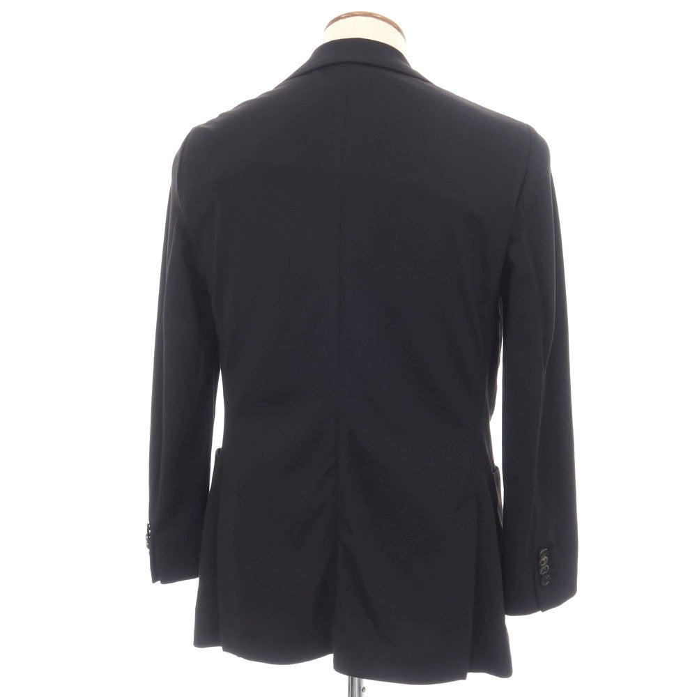 【中古】チルコロ1901 CIRCOLO 1901 コットンナイロン ジャージー 2B カジュアルジャケット ブラック【サイズ48】【 状態ランクB 】【 メンズ 】