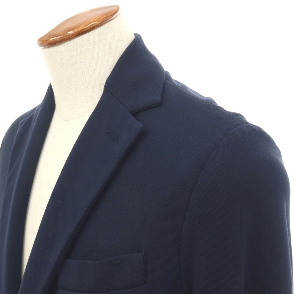 【中古】チルコロ1901 CIRCOLO 1901 コットンナイロン ジャージー 2B カジュアルジャケット ネイビー【サイズ48】【 状態ランクB 】【 メンズ 】