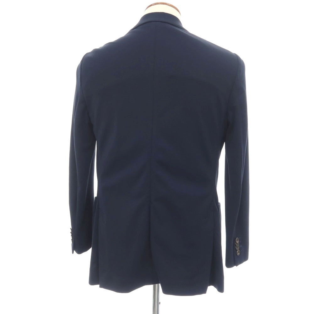 【中古】チルコロ1901 CIRCOLO 1901 コットンナイロン ジャージー 2B カジュアルジャケット ネイビー【サイズ48】【 状態ランクB 】【 メンズ 】