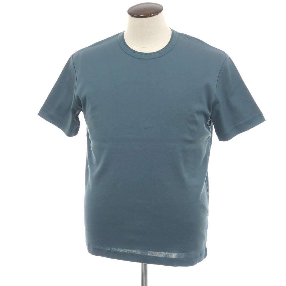 【中古】アウール AOURE コットン クルーネック 半袖Ｔシャツ ブルーグリーン系【サイズL】【 状態ランクB 】【 メンズ 】