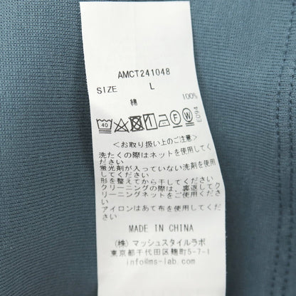 【中古】アウール AOURE コットン クルーネック 半袖Ｔシャツ ブルーグリーン系【サイズL】【 状態ランクB 】【 メンズ 】