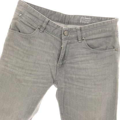 【中古】ピーティートリノ デニム PT TORINO DENIM SWING ストレッチ コットン デニムパンツ ジーンズ ライトグレー【サイズ31】【 状態ランクB 】【 メンズ 】