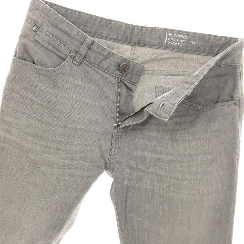 【中古】ピーティートリノ デニム PT TORINO DENIM SWING ストレッチ コットン デニムパンツ ジーンズ ライトグレー【サイズ31】【 状態ランクB 】【 メンズ 】