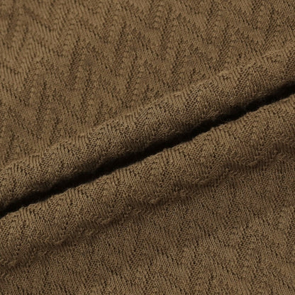 【中古】グランサッソ GRAN SASSO フレッシュコットン 半袖 ポロニット アッシュブラウン【サイズ44】【 状態ランクB 】【 メンズ 】