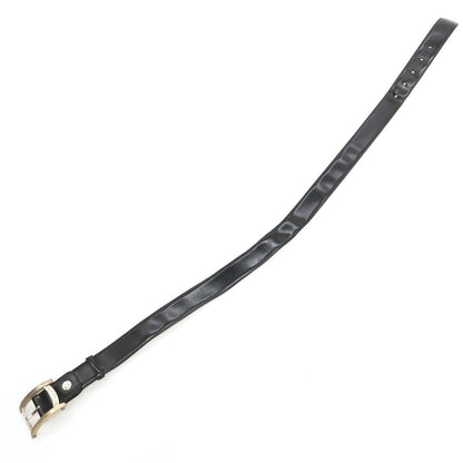 【中古】ブルガリ BVLGARI レザー ベルト ブラック【サイズ46/115】【 状態ランクD 】【 メンズ 】
