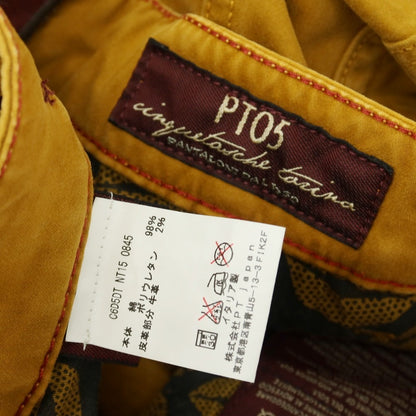 【中古】ピーティーゼロチンクエ PT05 コットンポリウレタン 5ポケットパンツ オレンジイエロー【サイズ28】【 状態ランクC 】【 メンズ 】