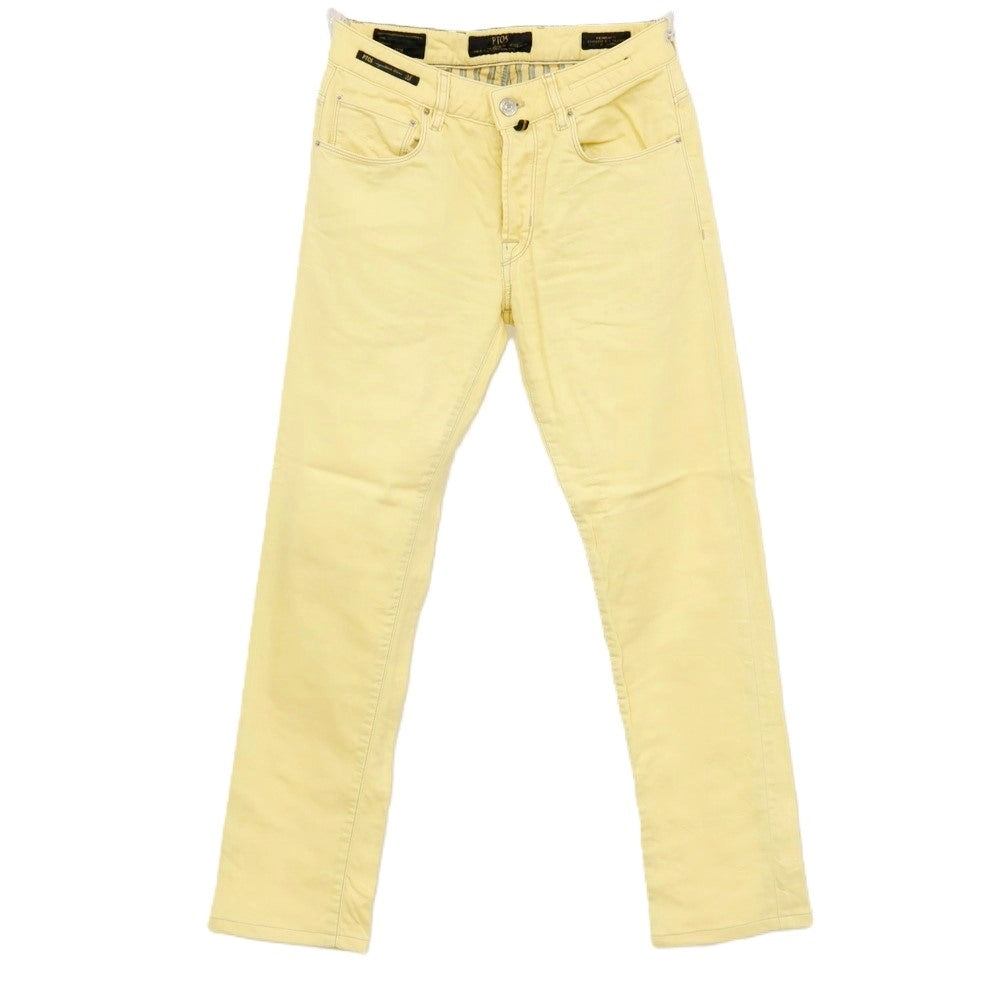 【中古】ピーティーゼロチンクエ PT05 KEY WEST ストレッチ コットン 5ポケットパンツ ライトイエロー【サイズ28】【 状態ランクB 】【 メンズ 】