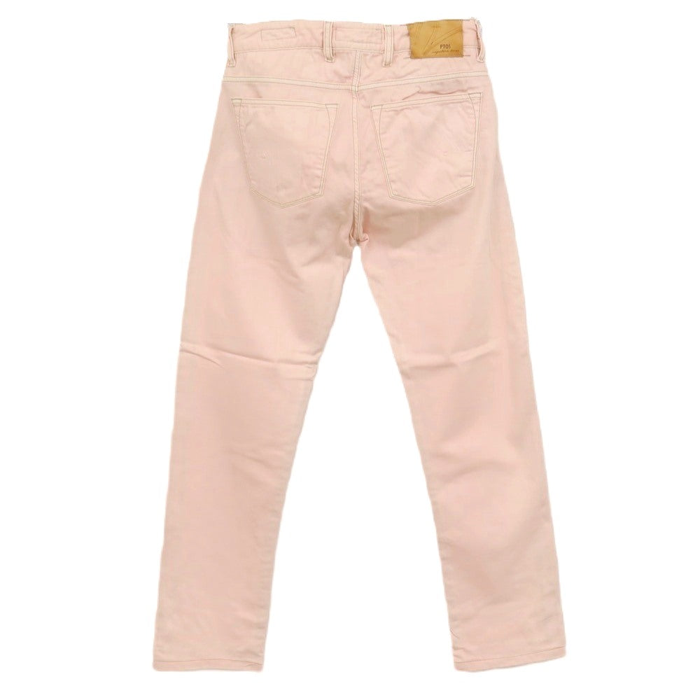 【中古】ピーティーゼロチンクエ PT05 KEY WEST ストレッチ コットン 5ポケットパンツ ライトピンク【サイズ28】【 状態ランクB 】【 メンズ 】