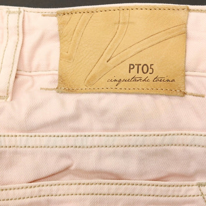 【中古】ピーティーゼロチンクエ PT05 KEY WEST ストレッチ コットン 5ポケットパンツ ライトピンク【サイズ28】【 状態ランクB 】【 メンズ 】