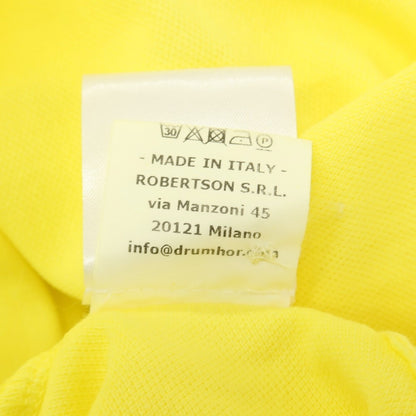 【中古】ドルモア DRUMOHR コットン 鹿の子 半袖ポロシャツ イエロー【サイズM】【 状態ランクC 】【 メンズ 】