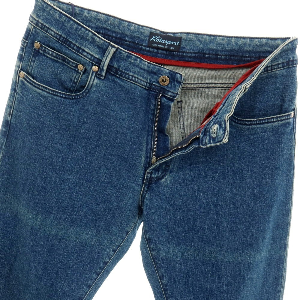 【新品アウトレット】ロータスポーツ ROTA SPORTS ストレッチ コットン デニムパンツ ジーンズ ブルー【サイズ50】【 状態ランクN- 】【 メンズ 】
