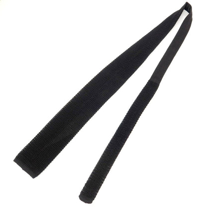 【新品】アットヴァンヌッチ Atto Vannucci シルク ニットタイ ネクタイ ブラック【 状態ランクN 】【 メンズ 】