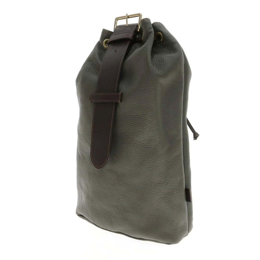 【新品】フェリージ Felisi 25/39/ LD+A 牛革 ショルダーバッグ ダークオリーブ【 状態ランクN 】【 メンズ 】