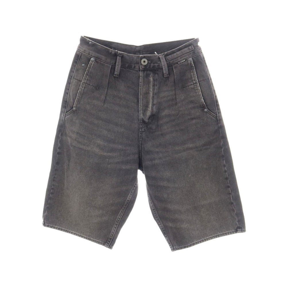 【新品アウトレット】ジースターロウ G-STAR RAW WORKER CHINO RELAXED SHORT コットン デニム ショートパンツ ブラック（グレー）【サイズ28】【 状態ランクN- 】【 メンズ 】