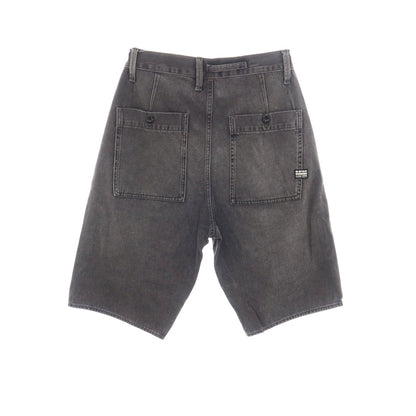 【新品アウトレット】ジースターロウ G-STAR RAW WORKER CHINO RELAXED SHORT コットン デニム ショートパンツ ブラック（グレー）【サイズ28】【 状態ランクN- 】【 メンズ 】