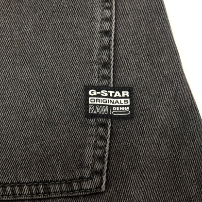 【新品アウトレット】ジースターロウ G-STAR RAW WORKER CHINO RELAXED SHORT コットン デニム ショートパンツ ブラック（グレー）【サイズ28】【 状態ランクN- 】【 メンズ 】