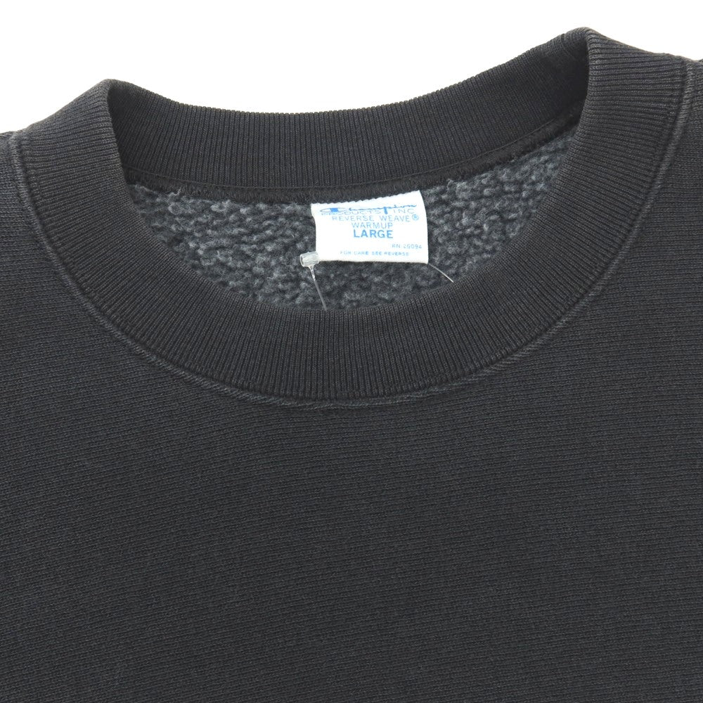 【中古】チャンピオン Champion リバースウィーブ 裏起毛 クルーネック スウェット ダークグレー【サイズL】【 状態ランクB 】【 メンズ 】