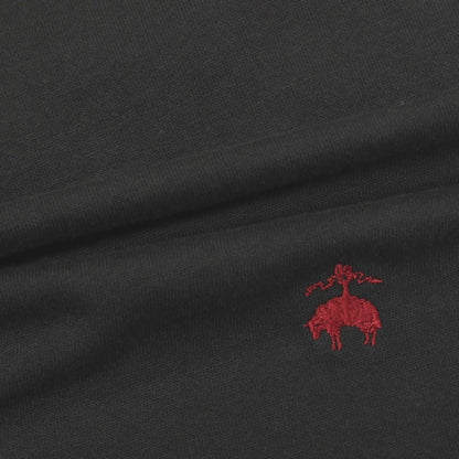 【中古】ブルックスブラザーズ Brooks Brothers コットン クルーネック 半袖ポケットTシャツ ブラック【サイズXL】【 状態ランクA 】【 メンズ 】