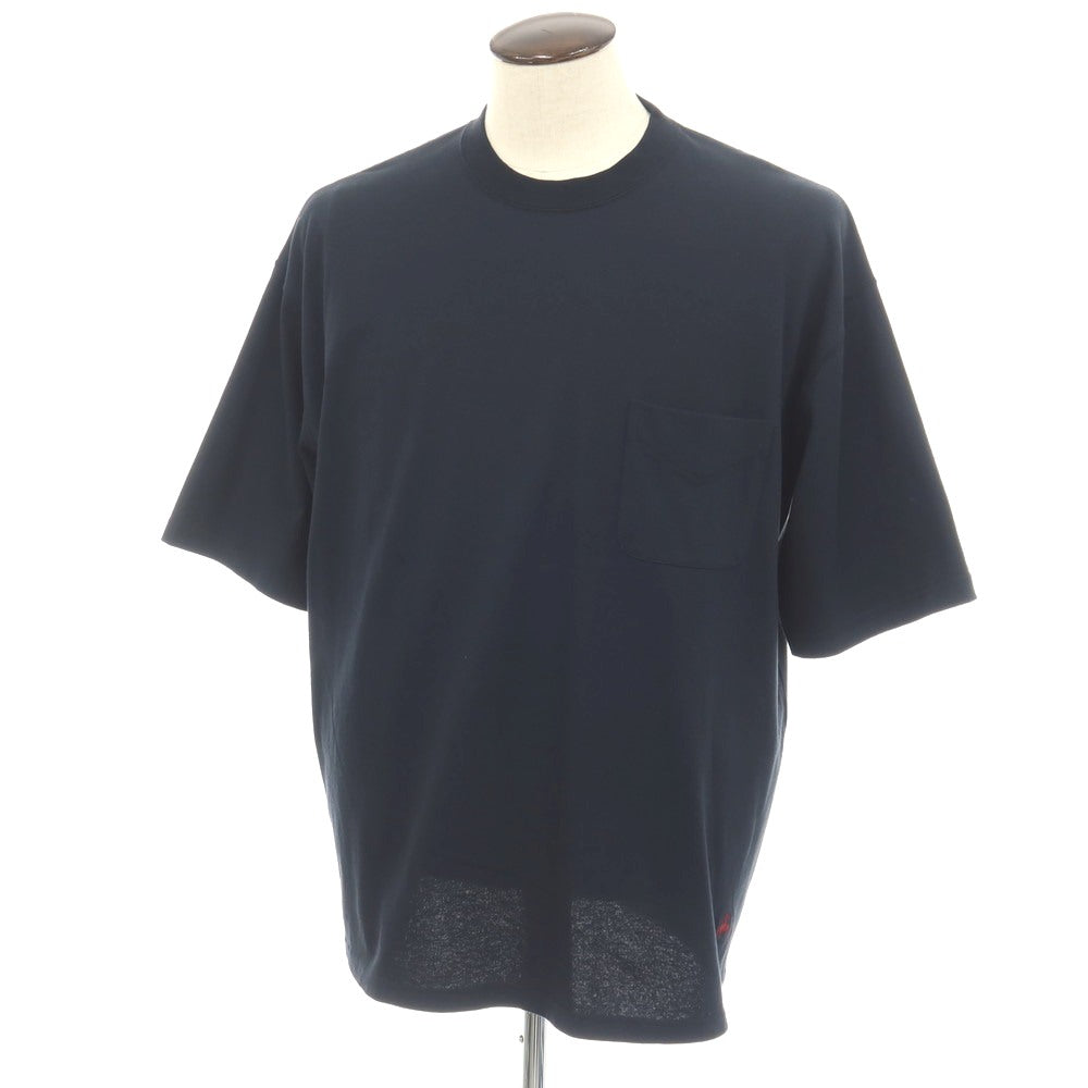 【中古】ブルックスブラザーズ Brooks Brothers コットン クルーネック 半袖ポケットTシャツ ネイビー【サイズXL】【 状態ランクA 】【 メンズ 】