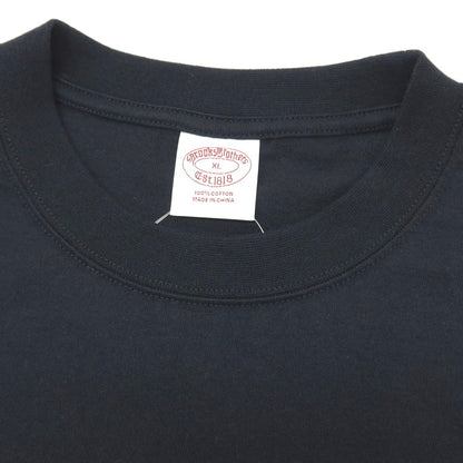 【中古】ブルックスブラザーズ Brooks Brothers コットン クルーネック 半袖ポケットTシャツ ネイビー【サイズXL】【 状態ランクA 】【 メンズ 】