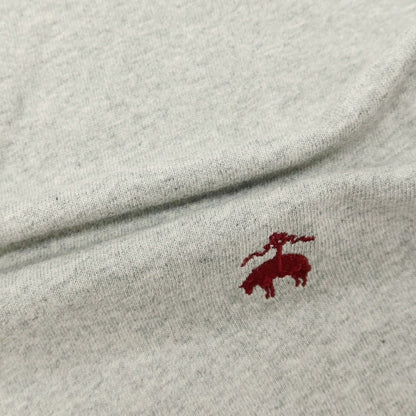 【中古】ブルックスブラザーズ Brooks Brothers コットン クルーネック 半袖ポケットTシャツ ライトグレー【サイズXL】【 状態ランクA 】【 メンズ 】