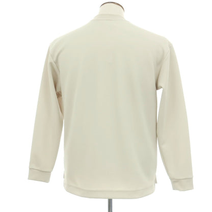 【中古】ラコステ LACOSTE ポリエステル系 クルーネック 長袖Ｔシャツ セージベージュ系【サイズ4】【 状態ランクA 】【 メンズ 】