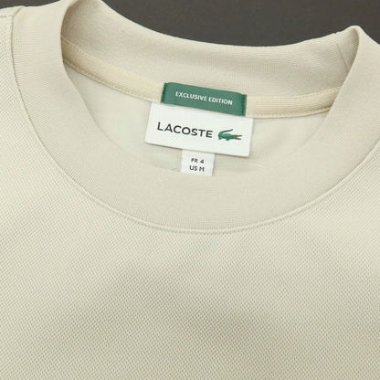 【中古】ラコステ LACOSTE ポリエステル系 クルーネック 長袖Ｔシャツ セージベージュ系【サイズ4】【 状態ランクA 】【 メンズ 】