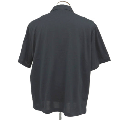 【中古】ラコステ LACOSTE ポリエステル系 オープンカラー 半袖シャツ ネイビー【サイズ41】【 状態ランクA 】【 メンズ 】