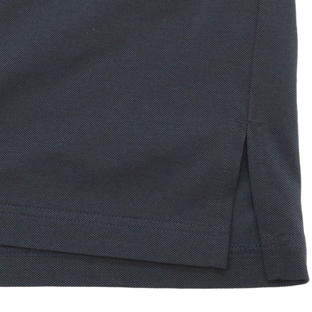 【中古】ラコステ LACOSTE ポリエステル系 オープンカラー 半袖シャツ ネイビー【サイズ41】【 状態ランクA 】【 メンズ 】