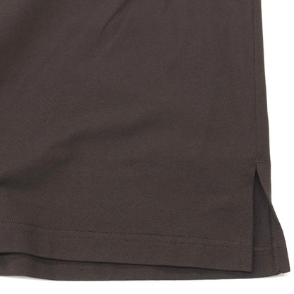 【中古】ラコステ LACOSTE ポリエステル系 オープンカラー 半袖シャツ ブラウン【サイズ41】【 状態ランクA 】【 メンズ 】