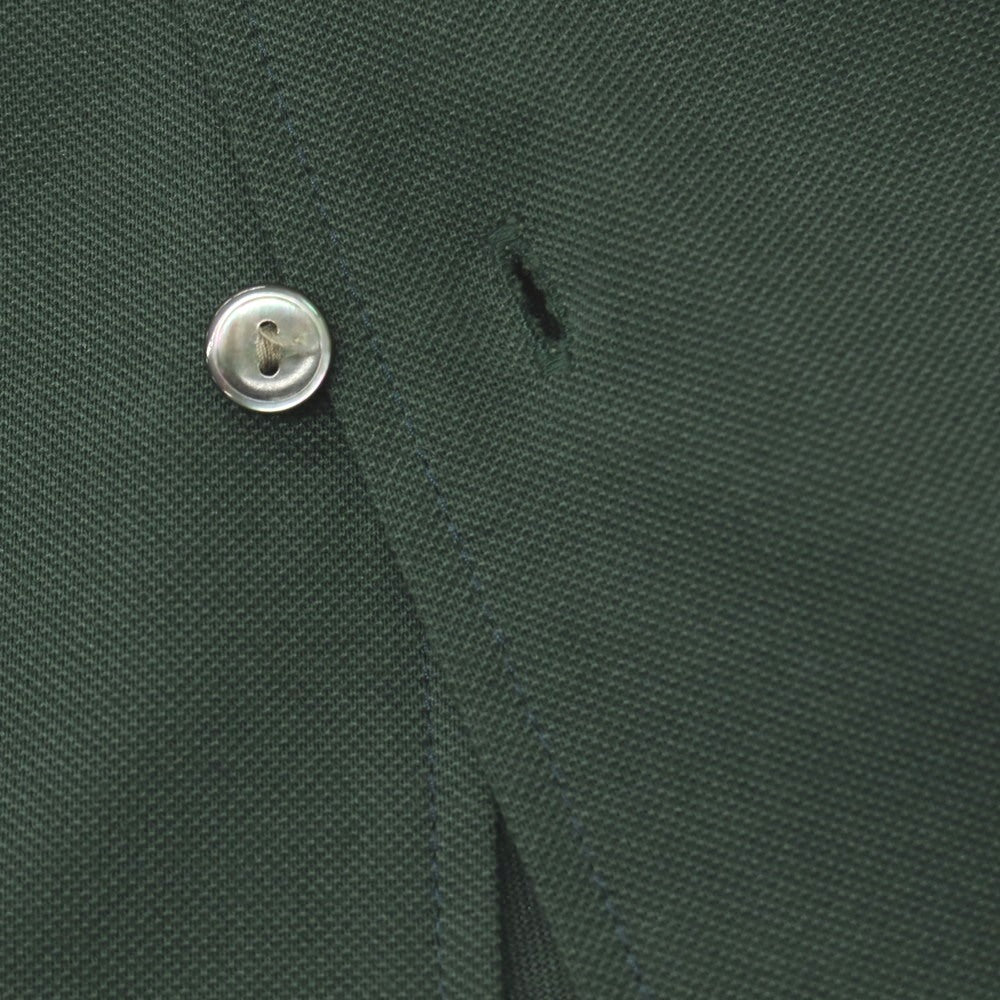 【中古】ラコステ LACOSTE ポリエステル系 オープンカラー 半袖シャツ グリーン【サイズ41】【 状態ランクA 】【 メンズ 】