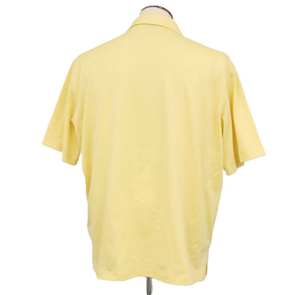 【中古】ラコステ LACOSTE ポリエステル系 オープンカラー 半袖シャツ イエロー【サイズ41】【 状態ランクA 】【 メンズ 】