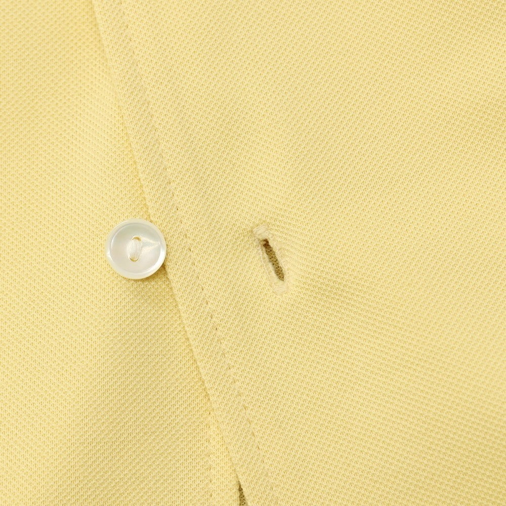 【中古】ラコステ LACOSTE ポリエステル系 オープンカラー 半袖シャツ イエロー【サイズ41】【 状態ランクA 】【 メンズ 】
