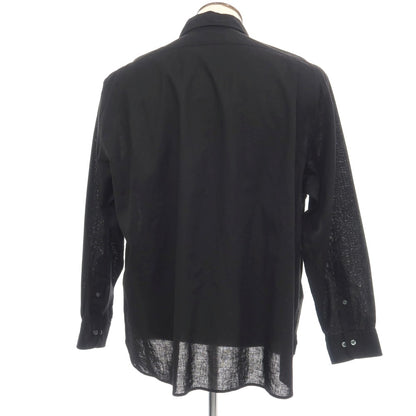 【中古】ブルックスブラザーズ Brooks Brothers リネン系 レギュラーカラー カジュアルシャツ ブラック【サイズXL】【 状態ランクA 】【 メンズ 】