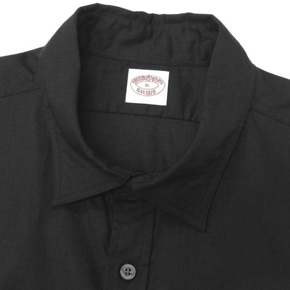 【中古】ブルックスブラザーズ Brooks Brothers リネン系 レギュラーカラー カジュアルシャツ ブラック【サイズXL】【 状態ランクA 】【 メンズ 】