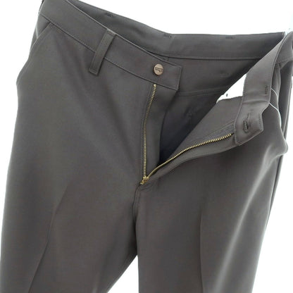 【中古】ラングラー Wrangler ポリエステル系 セミフレア カジュアルスラックスパンツ グレー【サイズ表記なし（M位）】【 状態ランクA 】【 メンズ 】