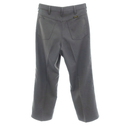 【中古】ラングラー Wrangler ポリエステル系 セミフレア カジュアルスラックスパンツ グレー【サイズ表記なし（M位）】【 状態ランクA 】【 メンズ 】