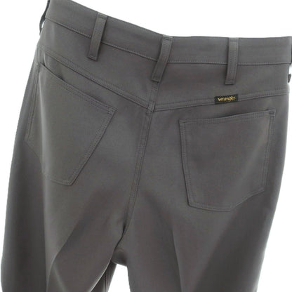 【中古】ラングラー Wrangler ポリエステル系 セミフレア カジュアルスラックスパンツ グレー【サイズ表記なし（M位）】【 状態ランクA 】【 メンズ 】