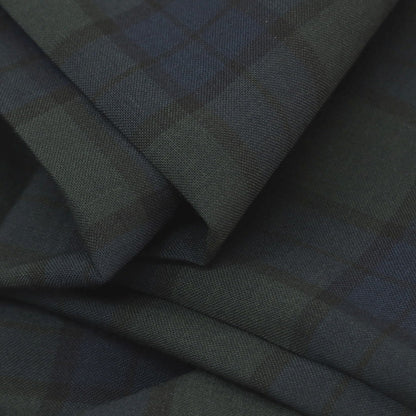 【中古】ブルックスブラザーズ Brooks Brothers ウール系 チェック カジュアルスラックスパンツ グリーンxネイビー【サイズ32】【 状態ランクA 】【 メンズ 】