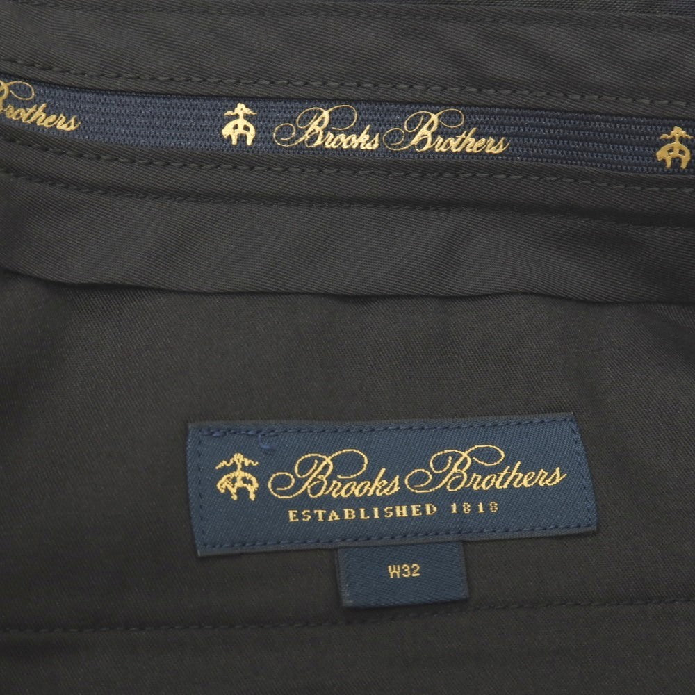 【中古】ブルックスブラザーズ Brooks Brothers ウール系 チェック カジュアルスラックスパンツ グリーンxネイビー【サイズ32】【 状態ランクA 】【 メンズ 】