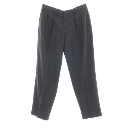 【中古】ブルックスブラザーズ Brooks Brothers ウール系 チェック カジュアルスラックスパンツ グレー【サイズ32】【 状態ランクA 】【 メンズ 】