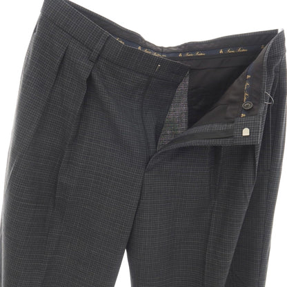 【中古】ブルックスブラザーズ Brooks Brothers ウール系 チェック カジュアルスラックスパンツ グレー【サイズ32】【 状態ランクA 】【 メンズ 】