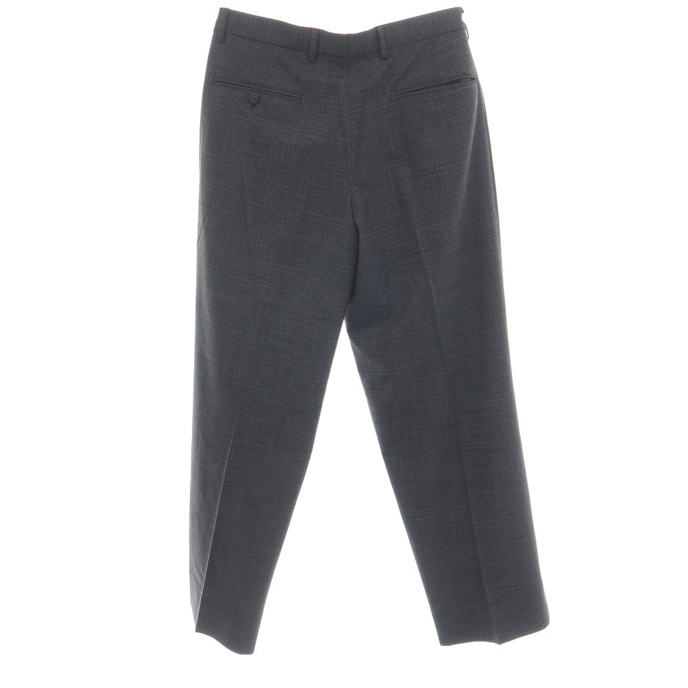 【中古】ブルックスブラザーズ Brooks Brothers ウール系 チェック カジュアルスラックスパンツ グレー【サイズ32】【 状態ランクA 】【 メンズ 】