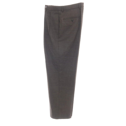 【中古】ブルックスブラザーズ Brooks Brothers ウール系 チェック カジュアルスラックスパンツ ブラウン【サイズ32】【 状態ランクA 】【 メンズ 】