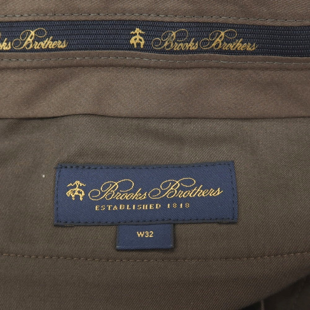 【中古】ブルックスブラザーズ Brooks Brothers ウール系 チェック カジュアルスラックスパンツ ブラウン【サイズ32】【 状態ランクA 】【 メンズ 】