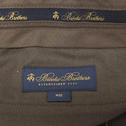 【中古】ブルックスブラザーズ Brooks Brothers ウール系 チェック カジュアルスラックスパンツ ブラウン【サイズ32】【 状態ランクA 】【 メンズ 】