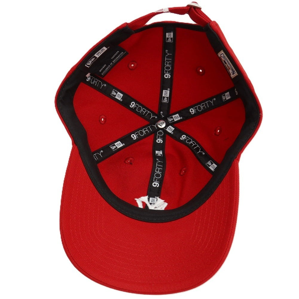 【中古】ニューエラ NEW ERA 9FORTY ベースボール キャップ 帽子 レッド【 状態ランクA 】【 メンズ 】